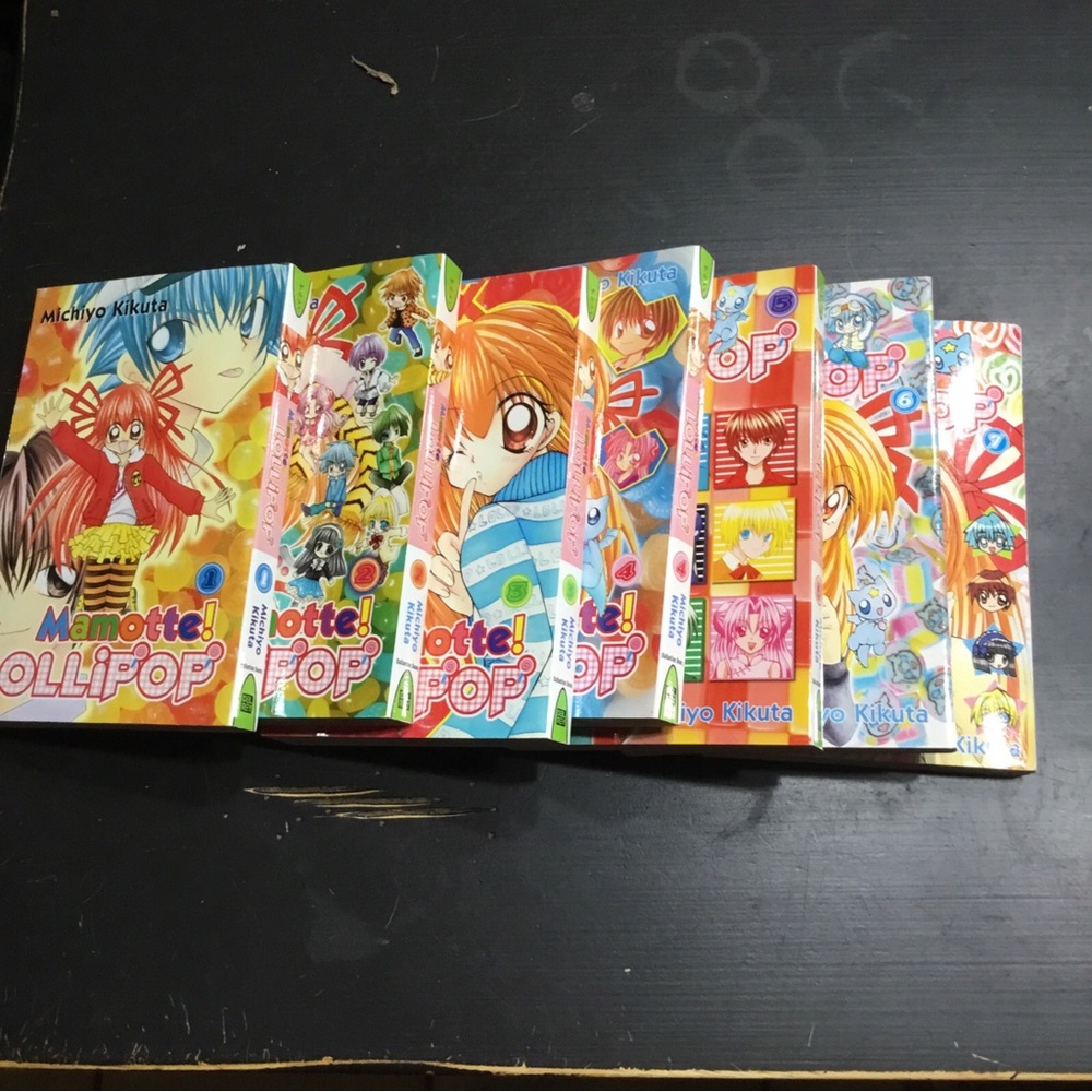 Mamotte! Lollipop Manga Volumes - Colorful Multicolor Covers 1-7
